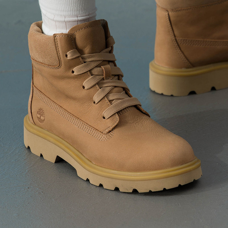 Timberland/添柏岚新款女鞋高帮大黄靴户外通勤休闲鞋A42F8EM5