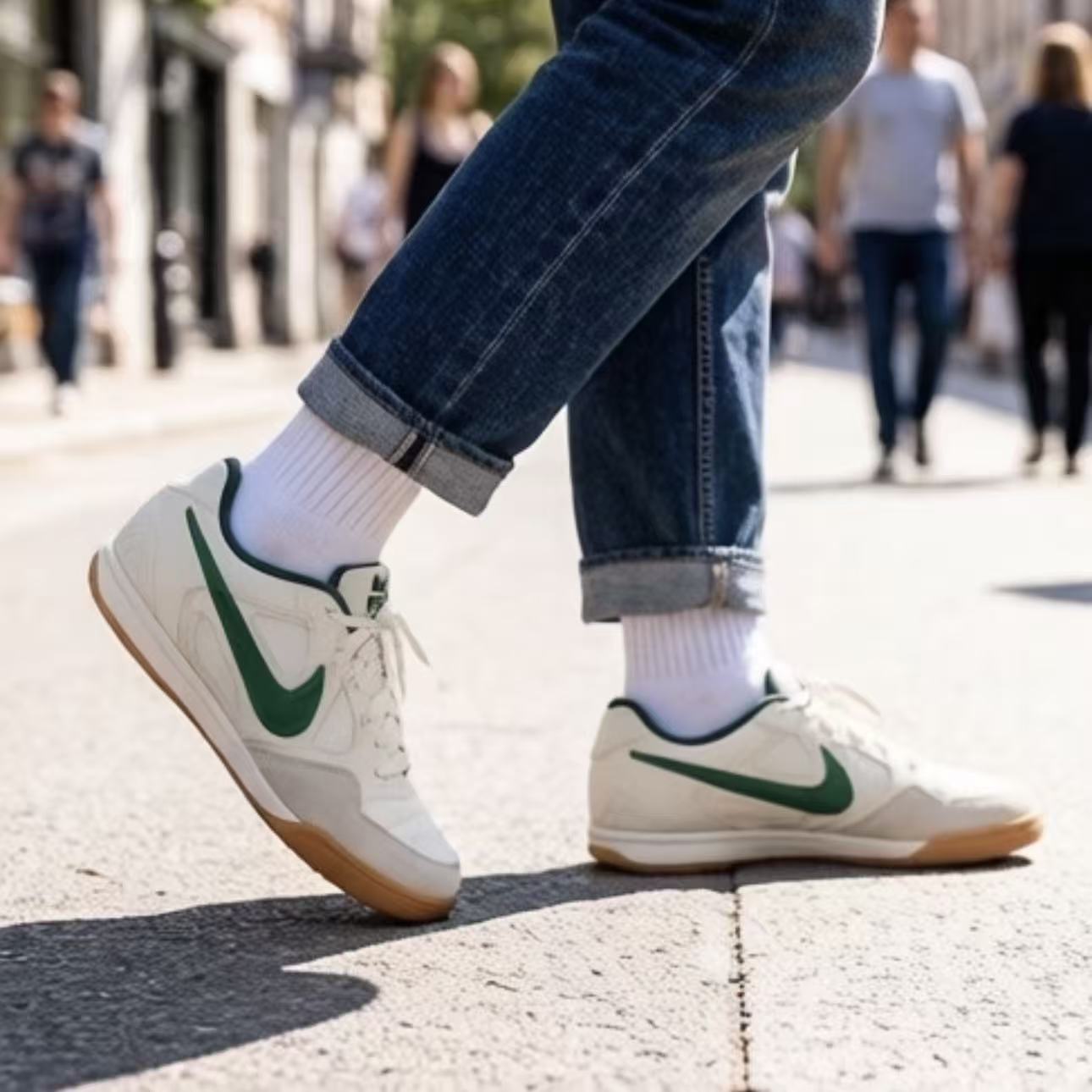 Nike耐克Gato 抓地 防滑耐磨舒适轻便网面透气时尚简约运动休闲鞋