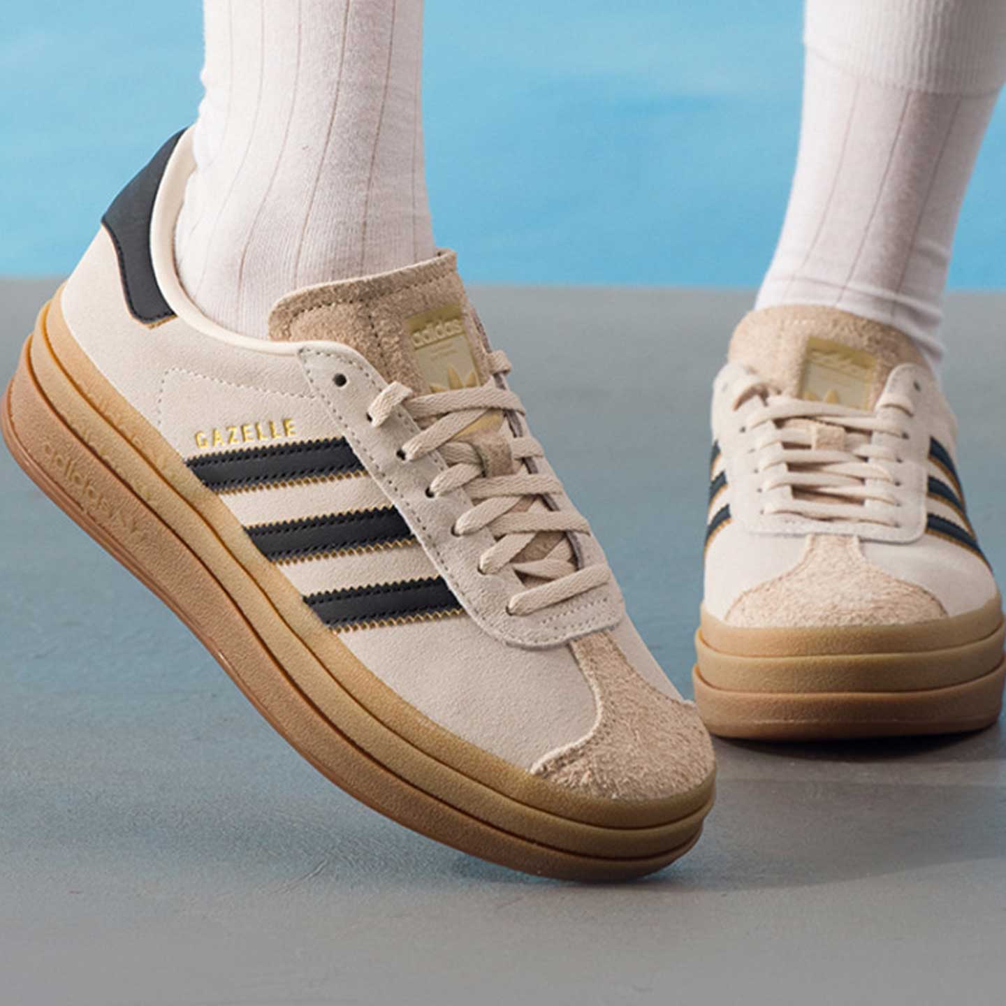 Adidas/阿迪达斯 Originals Gazelle Bold潮流休闲鞋板鞋JS3892图片