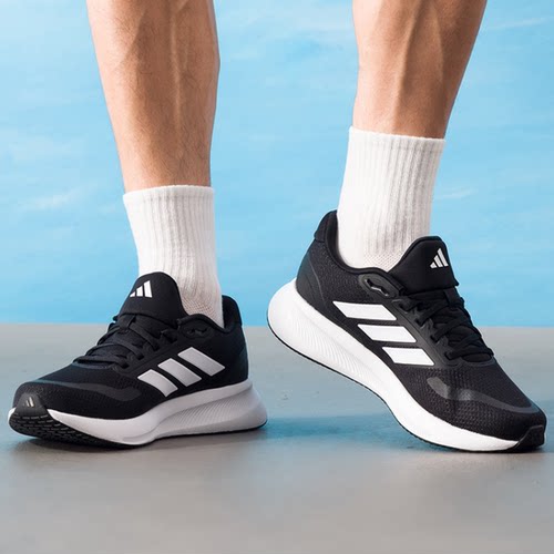 Adidas阿迪达斯 RUNFALCON 5 轻便网面透气跑鞋JP6377