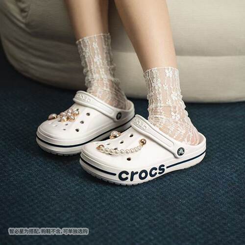 Crocs/卡骆驰洞洞鞋夏季包头鞋贝雅卡骆班Clog休闲沙滩鞋205089