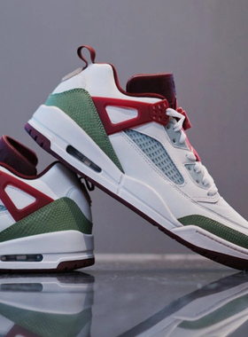 AIR JORDAN SPIZIKE 白绿红春季男鞋运动鞋篮球鞋 FJ6372-100