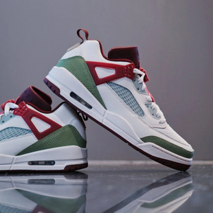 白绿红春季 男鞋 运动鞋 AIR FJ6372 SPIZIKE 篮球鞋 100 JORDAN