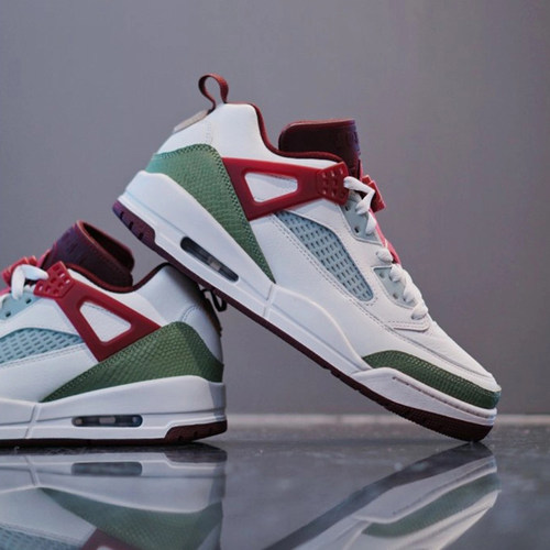 AIR JORDAN SPIZIKE 白绿红春季男鞋运动鞋篮球鞋 FJ6372-100