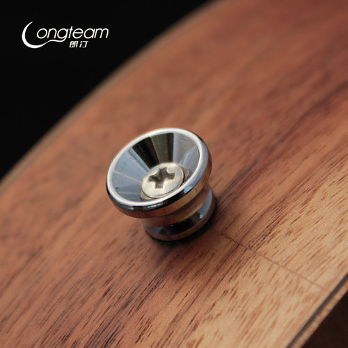 防滑金属民谣吉他尾钉金银色黑色