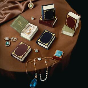 小红书情书首饰盒轻奢高级感复古磁吸创意公主戒指项链盒子礼物盒