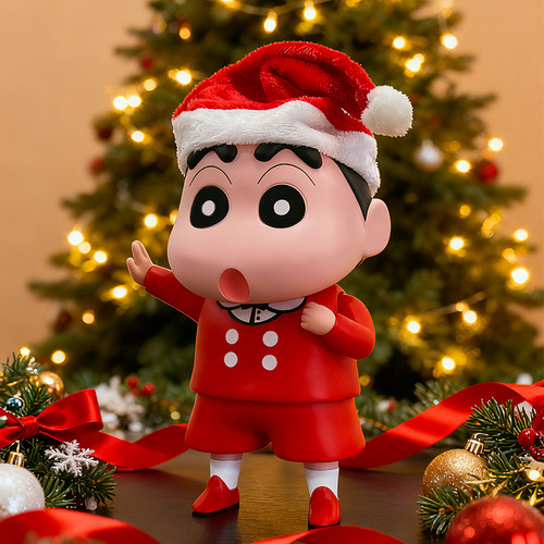 大号蜡笔小新圣诞摆件