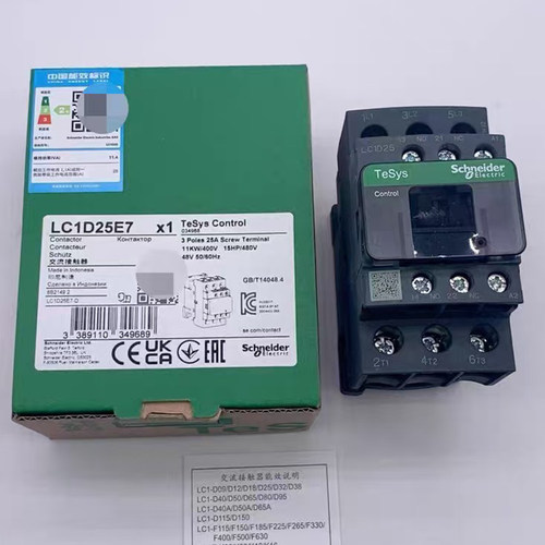 LC1D25Q7C施耐德接触器全新原装