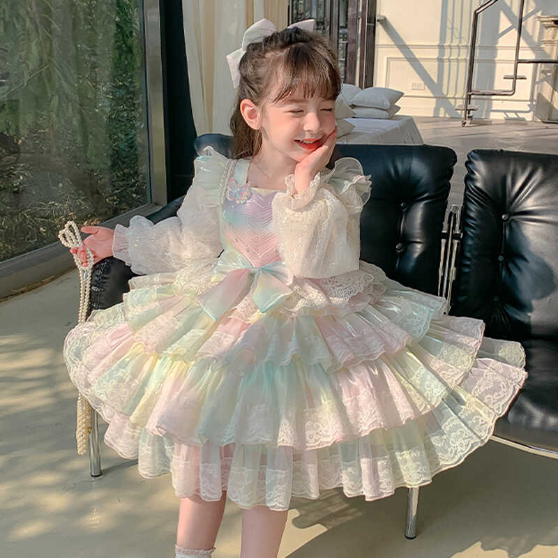 秋装新品超洋气纱裙洋气Lolita