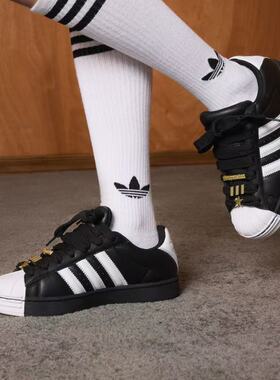 Adidas/阿迪达斯originals Superstar 2低帮休闲鞋男女白黑KK4473