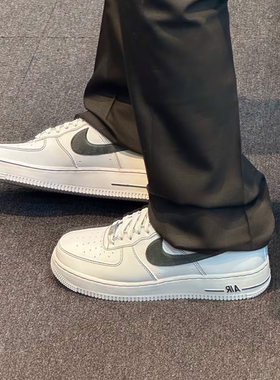 耐克AirForce1男款灰色板鞋
