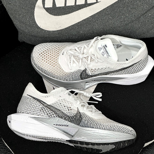 Nike耐克 ZoomX Vaporfly Next%2  男女白粉透气跑步鞋DJ5458-100