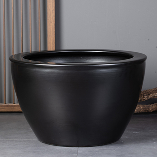 景德镇陶瓷锦鲤金鱼缸特大号庭院门海大型睡莲缸荷花缸老式 大水缸