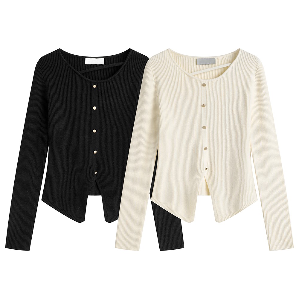 免费试穿不规则打底针织衫