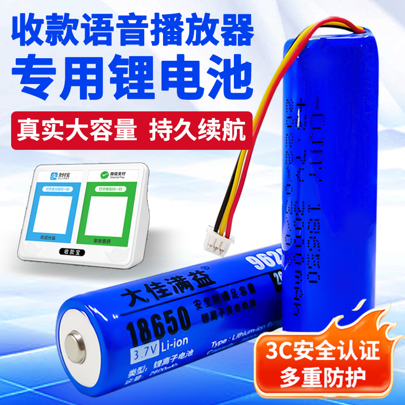 大佳满益音响充电锂电池大容量