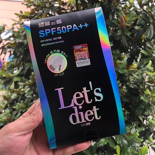 韩国产lets diet成人儿童冰袖防紫外线UPF50 买冰袖送同品牌冰袜