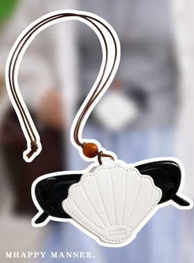 Mhappymanner 挂脖磁吸墨镜眼镜夹项链饰品百搭服装包包挂饰配件