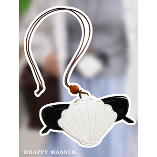 Mhappymanner 挂脖磁吸墨镜眼镜夹项链饰品百搭服装包包挂饰配件