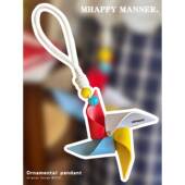 MhappyManner原创包包挂件钥匙扣 车载创意书包挂饰品简约ins皮质