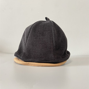 原单加厚冬天女士马球帽保暖百搭时尚马术帽个性气质显瘦骑士帽子