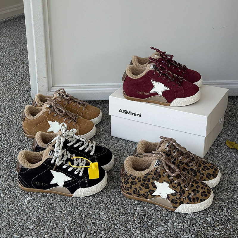 儿童大棉鞋子2025冬季新款加厚绒羊羔毛女童板鞋男童五角星休闲鞋,童鞋/婴儿鞋/亲子鞋,棉鞋,淘宝优惠券,粉丝福利购,淘宝优惠卷