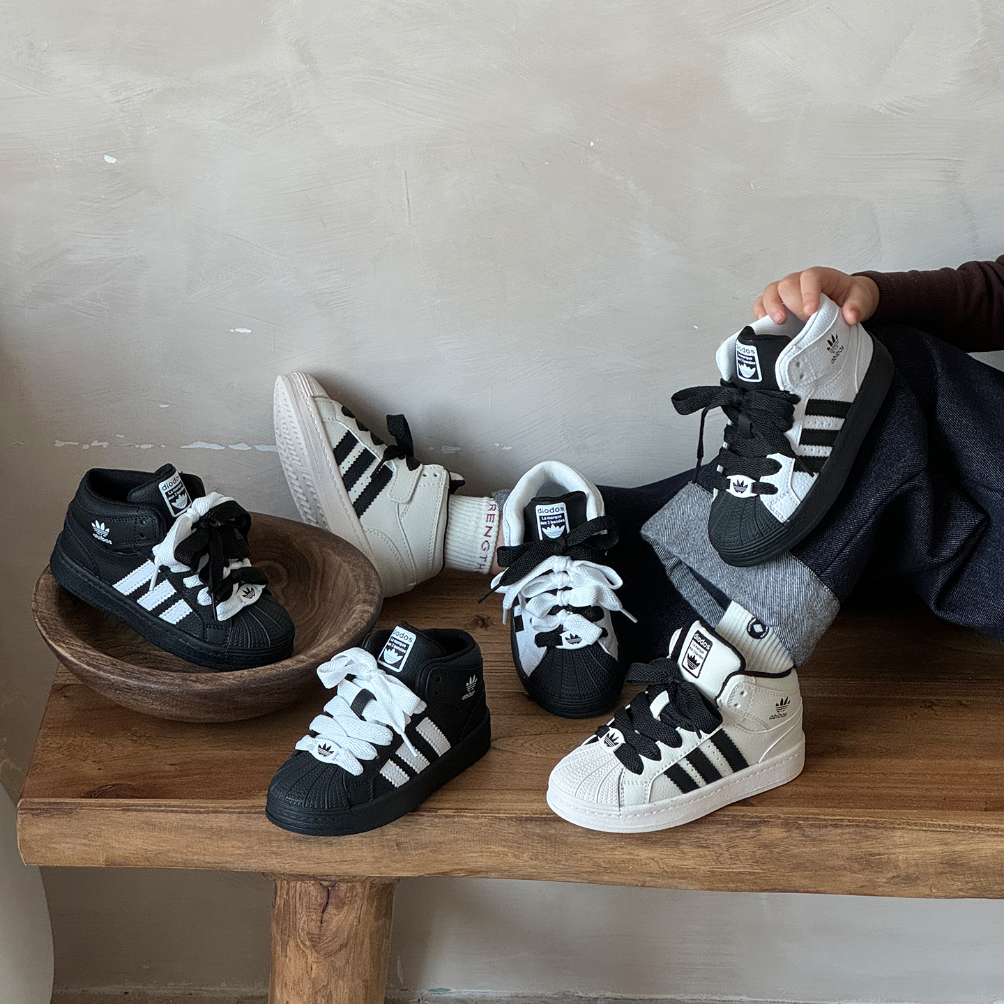 儿童高帮板鞋秋冬新款女童运动鞋