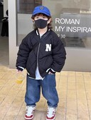洋气棉衣 棉服冬款 男童秋冬装 夹棉加厚棒球服外套儿童大童2024新款