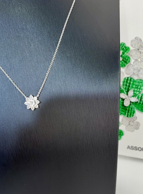 铂金培育钻石吊坠 设计款订制18k14k天然钻石百搭通勤款 显钻耳饰