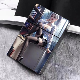 烟盒 20只粗支按压自动弹开美女烟盒 卡片收纳盒节日小礼品