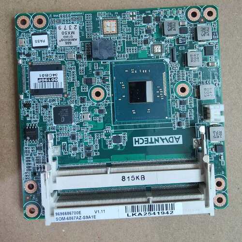 议价研华 SOM-6867AZ+S9A1E V1.11主板 ，R可维修