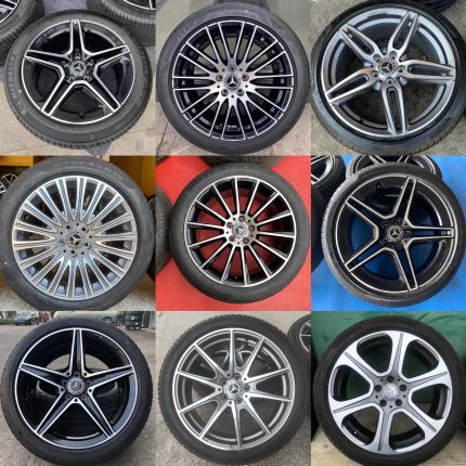 适用18寸19寸奔驰E350轮毂原厂改装C级C260A45E300cls350c43c63s