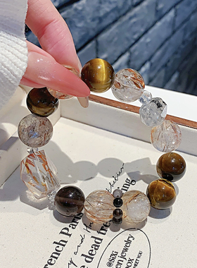 招财水晶转运水晶手串设计款