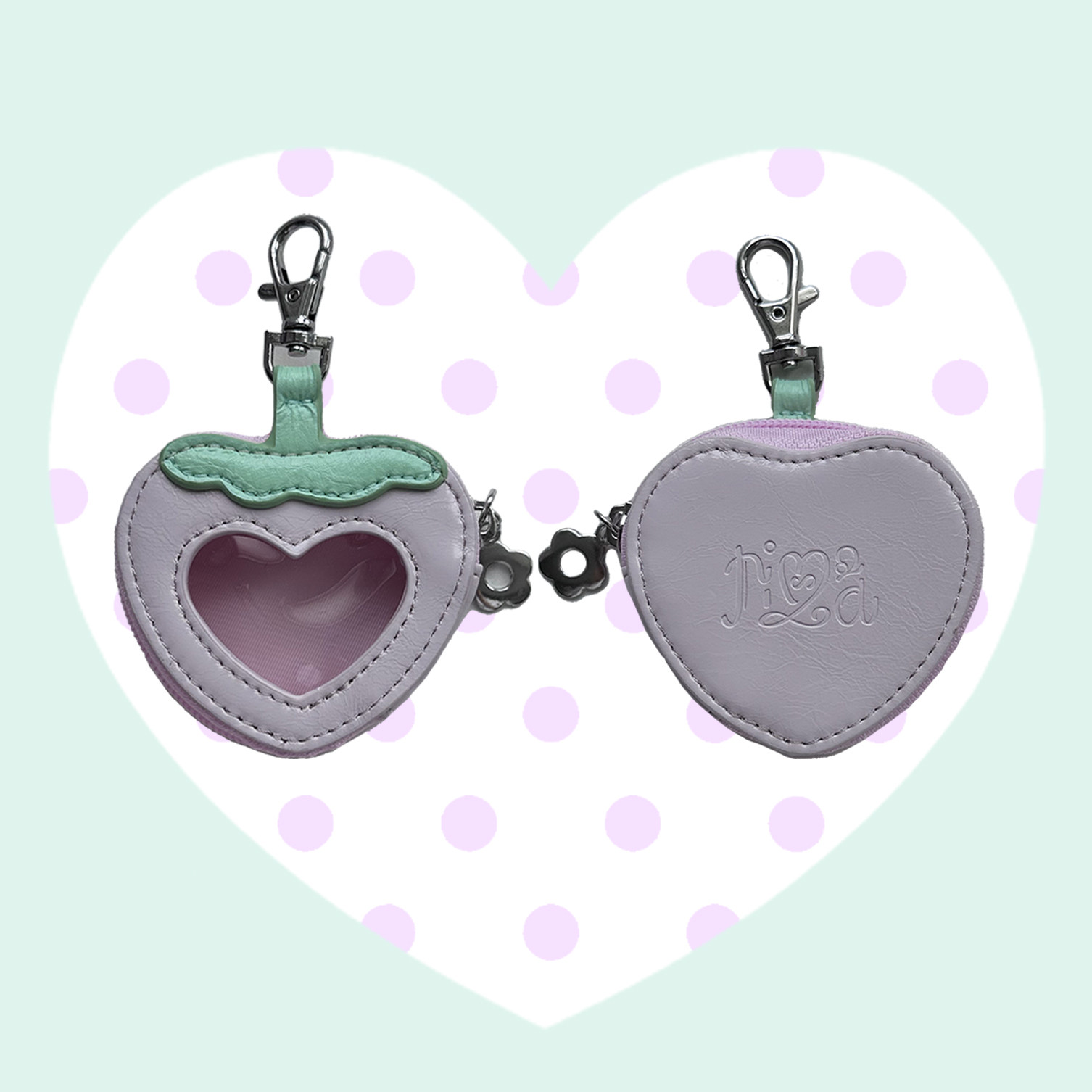 thumbnail for NICOOLAA original strawberry bar bag strawberry small bag Japanese old bag bag bag accessories ornament storage bag