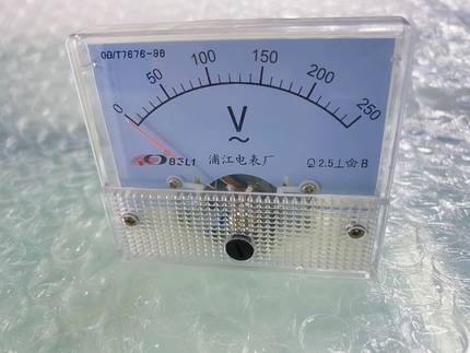 上海浦江交流电流表85L1-10A30A50A100A120A机械指针式仪表电压表
