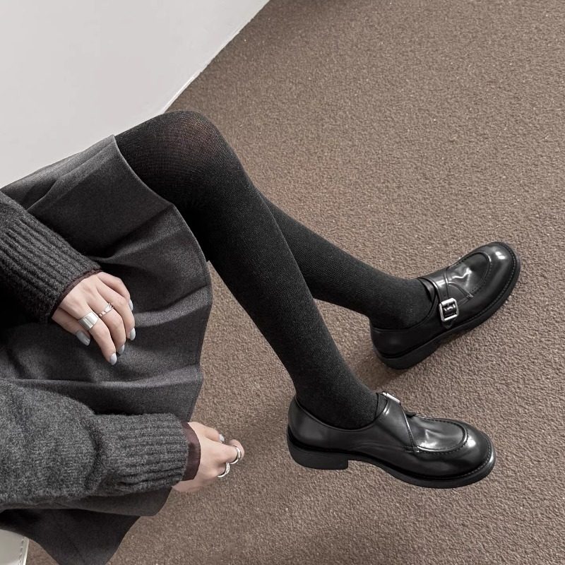 日系jk学院风显瘦气质乐福鞋百搭文艺时尚英伦复古真皮单鞋小皮鞋,女鞋,乐福鞋（豆豆鞋）,淘宝优惠券,粉丝福利购,淘宝优惠卷