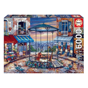 EDUCA西班牙 18016花园中音乐会6000片成人减压玩具礼物 进口拼图