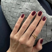 圣诞系列 NAILISM 深酒红秋冬美甲欧美老钱高级短甲穿戴甲