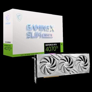 SLIM 机游戏显卡 WHITE GAMING 4070ti 12G电竞台式 微星RTX4070