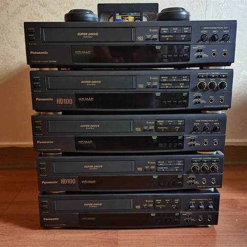 松下HD100 HD82 VHS双声道立体声6磁头老式磁带录像机（一年保修)
