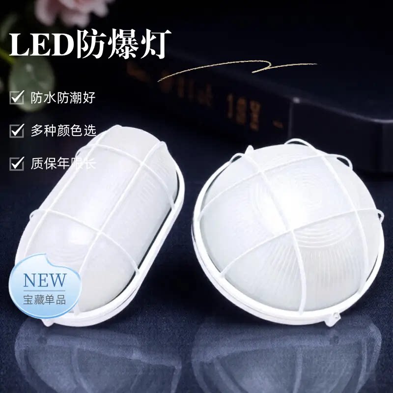 LED防爆灯防潮吸顶灯防水三防灯