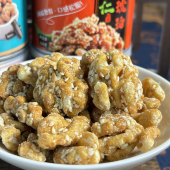 琥珀核桃仁即食罐装 休闲零食健康芝麻核桃仁坚果炒货香甜酥脆