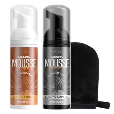 免晒美黑TANNING MOUSSE 60ml古铜色双色款速干持久固色防水防汗