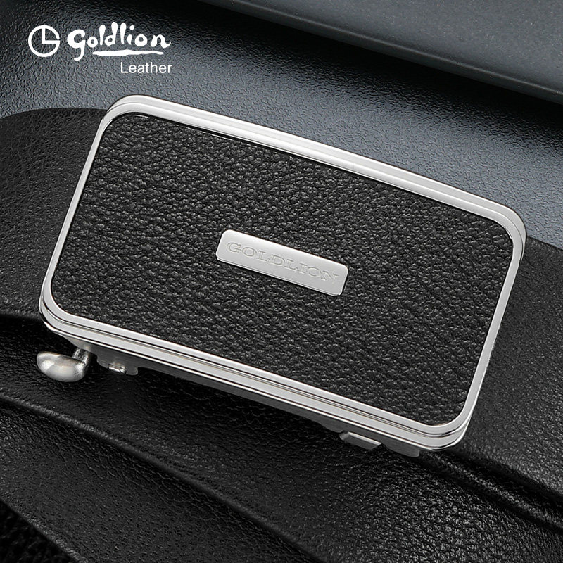 【不锈钢】金利来新款时尚腰带男真皮自动扣皮带商务软面牛皮裤带