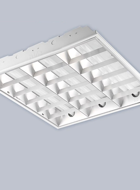 雷士照明LED格栅灯600x600x1200嵌入式T8办公灯盘全套ndl417 412