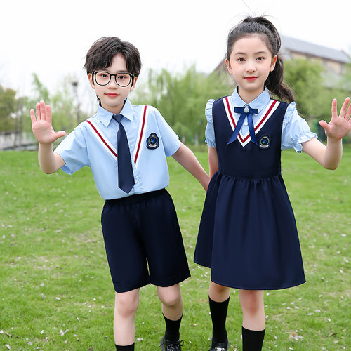 学院英伦风幼儿园园服毕业照