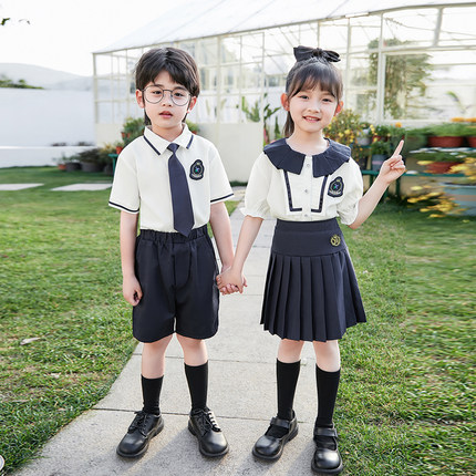 幼儿园园服英伦风班服六一儿童小学生朗诵合唱表演毕业照演出服装