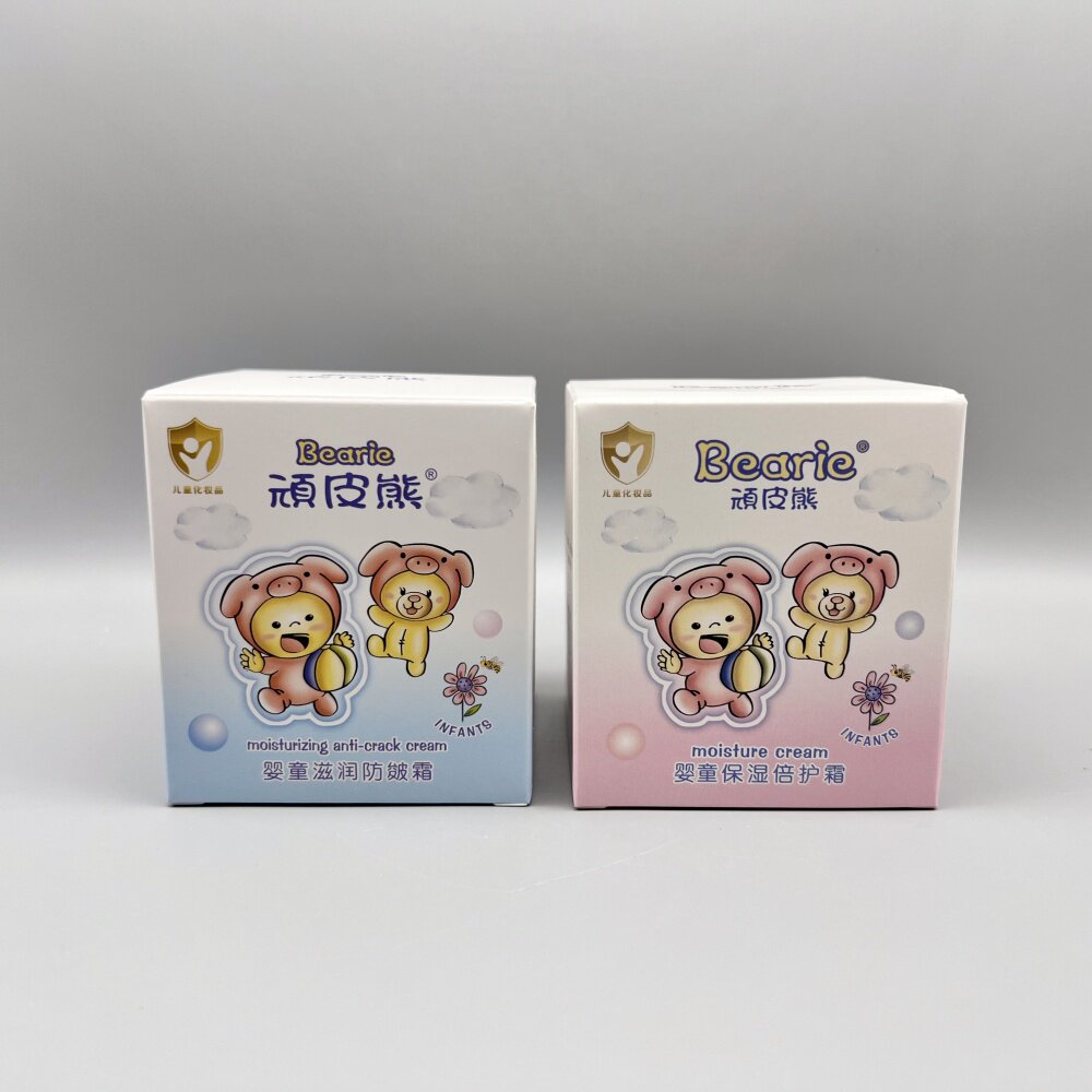 顽皮熊婴童滋润防皴霜燕麦保湿倍护霜蜂蜜好吸收不油腻滋润补水