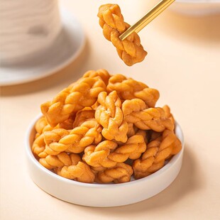 【2袋一斤装】老鼎丰东北特产肉松麻花罐装