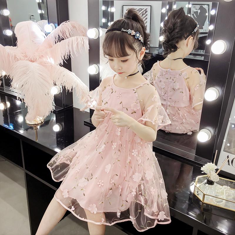 女童连衣裙2019新款韩版洋气儿童碎花夏款裙子女宝宝公主网纱裙|msdalam kategori Kanak-kanak/Bayi/Keluarga dipasang, Skirt (baru), pakaian - dari Buy2taobao.com untuk memberikan perkhidmatan ejen Taobao profesional membeli