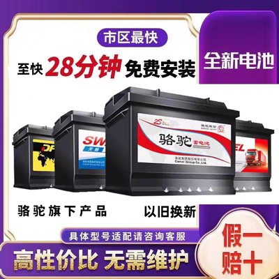 上门安装汽车电瓶DF天鹅蓄电池